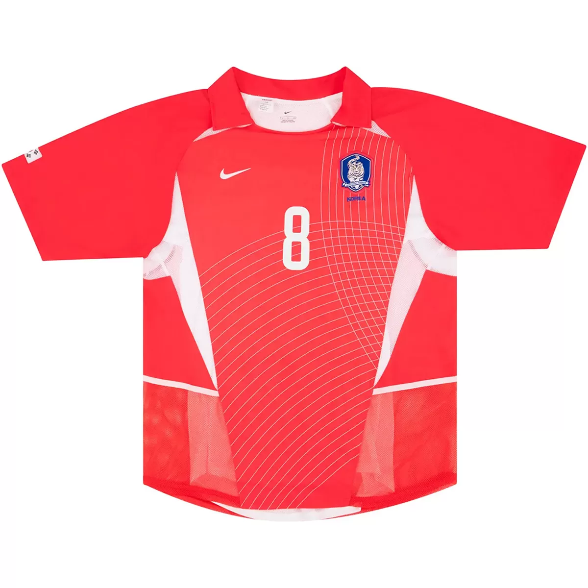 Maillot Rétro Domicile Corée du Sud D H Kim #8 2002 – Image 2