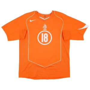Maillot Rétro Domicile Pays Bas V.Persie #18 2004 – Image 2