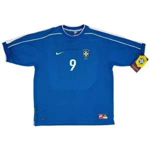 Maillot Rétro Extérieur Brésil Ronaldo #9 1998 – Image 2