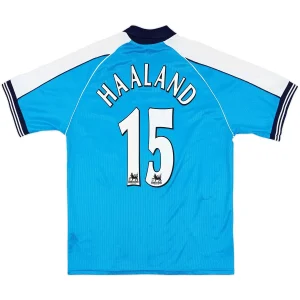 Maillot Rétro Domicile Manchester City Haaland #15 1999