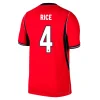 Maillot Player Extérieur Angleterre Rice #4 2026/27 - Eleven Crown - Maillot de Football Pas Cher - Survêtements Pas Cher - Maillot de Foorball Enfants Pas Cher - Maillots Retro Vintage Pas Cher- Qualité Premium