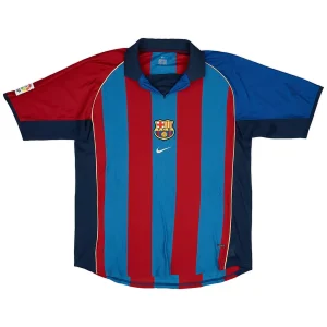 Maillot Rétro Domicile FC Barcelone Rivaldo #10 2001 – Image 2