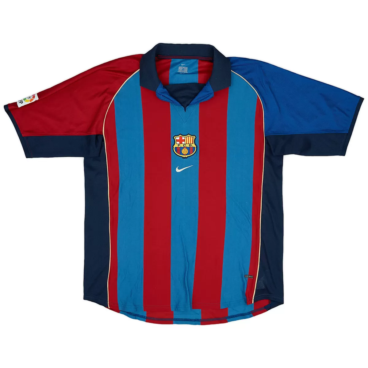 Maillot Rétro Domicile FC Barcelone Rivaldo #10 2001 – Image 2