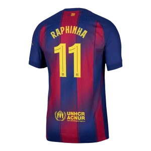 Maillot Player Domicile FC Barcelone Raphinha #11 2025/26