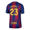 Maillot Player Domicile FC Barcelone Kounde #23 2025/26 - Eleven Crown - Maillot de Football Pas Cher - Survêtements Pas Cher - Maillot de Foorball Enfants Pas Cher - Maillots Retro Vintage Pas Cher- Qualité Premium