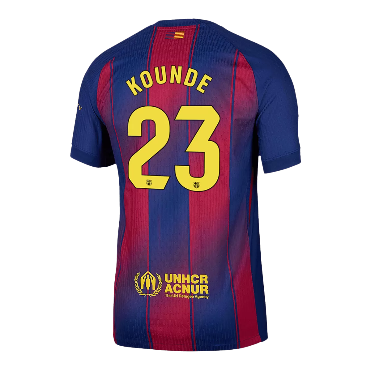 Maillot Player Domicile FC Barcelone Kounde #23 2025/26