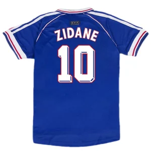 Maillot Rétro Domicile France Zidane #10 1998