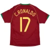 Maillot Rétro Domicile Portugal C.Ronaldo #17 2006 - Eleven Crown - Maillot de Football Pas Cher - Survêtements Pas Cher - Maillot de Foorball Enfants Pas Cher - Maillots Retro Vintage Pas Cher- Qualité Premium