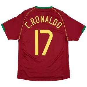 Maillot Rétro Domicile Portugal C.Ronaldo #17 2006