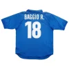 Maillot Rétro Domicile Italie Baggio R. #18 1998 - Eleven Crown - Maillot de Football Pas Cher - Survêtements Pas Cher - Maillot de Foorball Enfants Pas Cher - Maillots Retro Vintage Pas Cher- Qualité Premium