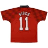 Maillot Rétro Domicile Manchester United Giggs #11 1996 - Eleven Crown - Maillot de Football Pas Cher - Survêtements Pas Cher - Maillot de Foorball Enfants Pas Cher - Maillots Retro Vintage Pas Cher- Qualité Premium