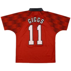 Maillot Rétro Domicile Manchester United Giggs #11 1996