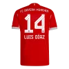 Maillot Player Domicile Bayern Munich Luis Díaz #14 2025/26 - Eleven Crown - Maillot de Football Pas Cher - Survêtements Pas Cher - Maillot de Foorball Enfants Pas Cher - Maillots Retro Vintage Pas Cher- Qualité Premium