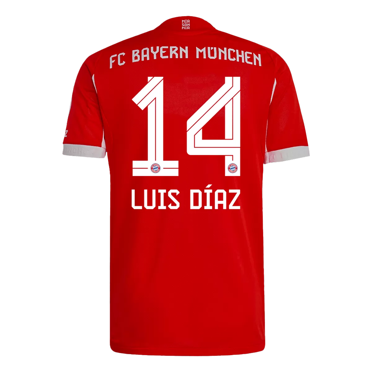 Maillot Player Domicile Bayern Munich Luis Díaz #14 2025/26