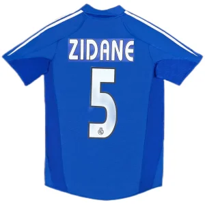 Maillot Rétro Troisième Real Madrid Zidane #5 2004