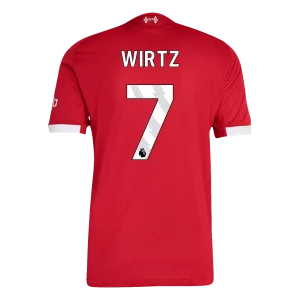 Maillot Player Domicile Liverpool FC Wirtz #7 2025/26