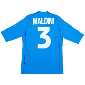 Maillot Rétro Domicile Italie Maldini #3 2000