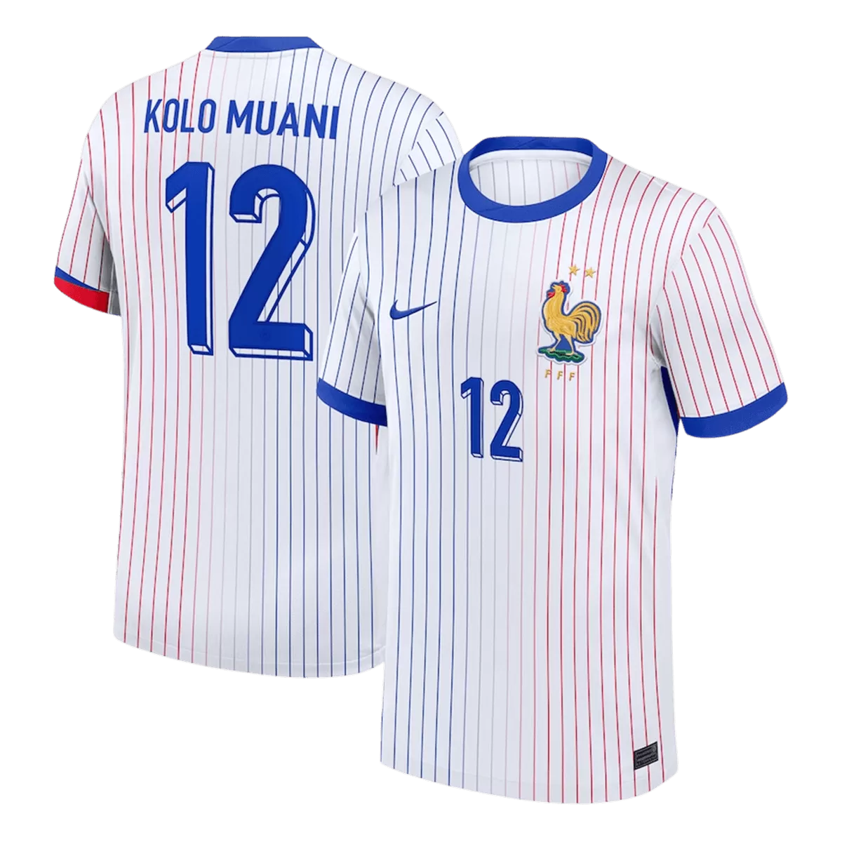 Maillot Extérieur France Kolo Muani #12 2026/27 – Image 3