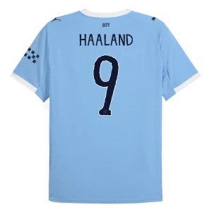 Maillot Domicile Manchester City Haaland #9 2025/26