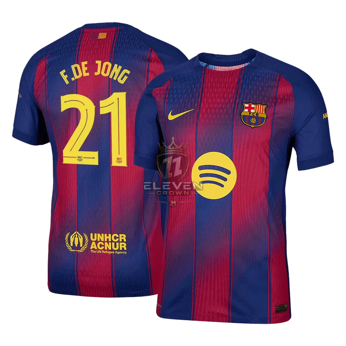 Maillot Player Domicile FC Barcelone F.De Jong #21 2025/26 – Image 3