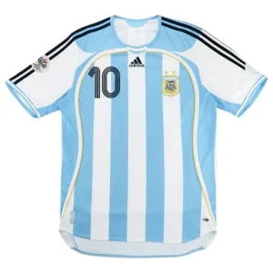 Maillot Rétro Domicile Argentine Riquelme #10 2006 – Image 2