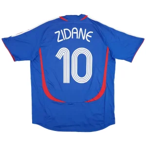Maillot Rétro Domicile France Zidane #10 2006