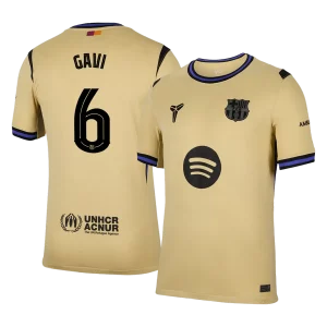 Maillot Extérieur FC Barcelone Gavi #6 2025/26