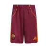 Short Domicile AS Roma 2025/26 - Eleven Crown - Maillot de Football Pas Cher - Survêtements Pas Cher - Maillot de Foorball Enfants Pas Cher - Maillots Retro Vintage Pas Cher- Qualité Premium