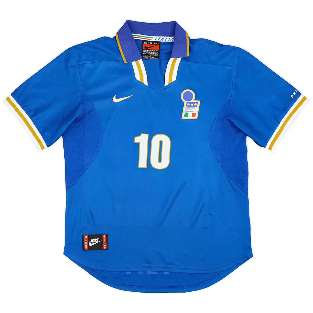 Maillot Rétro Domicile Italie Albertini #10 1996 – Image 2