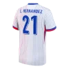 Maillot Extérieur France L.Hernandez #21 2026/27 - Eleven Crown - Maillot de Football Pas Cher - Survêtements Pas Cher - Maillot de Foorball Enfants Pas Cher - Maillots Retro Vintage Pas Cher- Qualité Premium