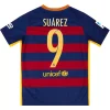 Maillot Rétro Domicile FC Barcelone Suárez #9 2015 - Eleven Crown - Maillot de Football Pas Cher - Survêtements Pas Cher - Maillot de Foorball Enfants Pas Cher - Maillots Retro Vintage Pas Cher- Qualité Premium