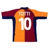 Maillot Rétro Domicile AS Roma Totti #10 2001 - Eleven Crown - Maillot de Football Pas Cher - Survêtements Pas Cher - Maillot de Foorball Enfants Pas Cher - Maillots Retro Vintage Pas Cher- Qualité Premium