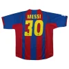 Maillot Rétro Domicile FC Barcelone Messi #30 2004 - Eleven Crown - Maillot de Football Pas Cher - Survêtements Pas Cher - Maillot de Foorball Enfants Pas Cher - Maillots Retro Vintage Pas Cher- Qualité Premium