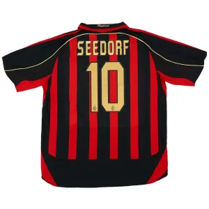 Maillot Rétro Domicile AC Milan Seedorf #10 2006