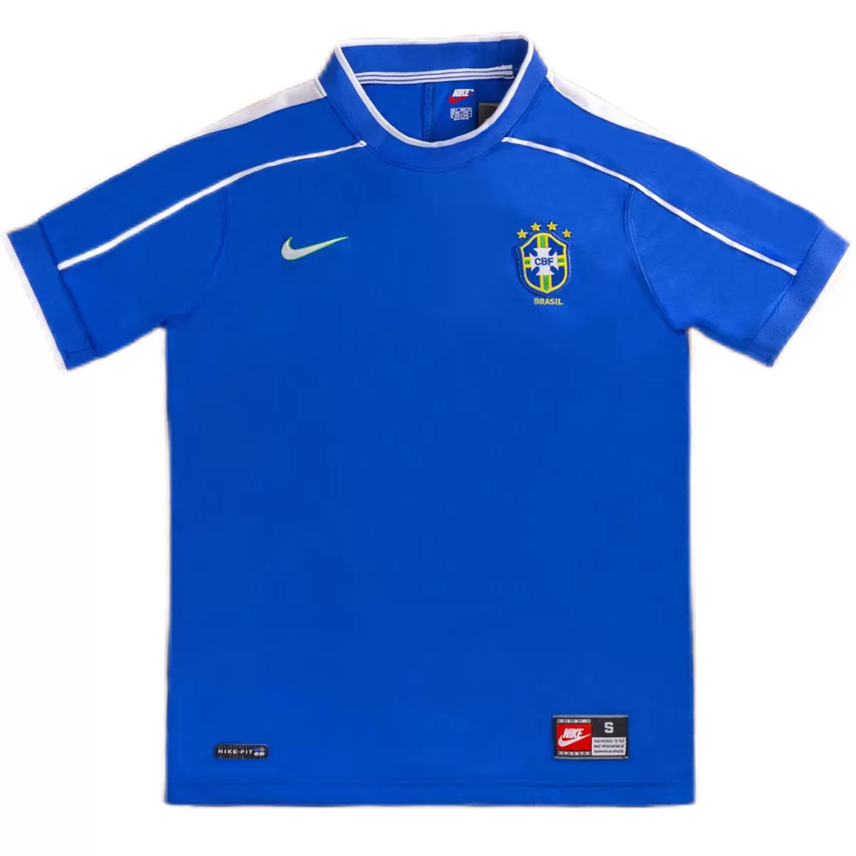 Maillot Rétro Extérieur Brésil Ronaldo #9 1998 – Image 3