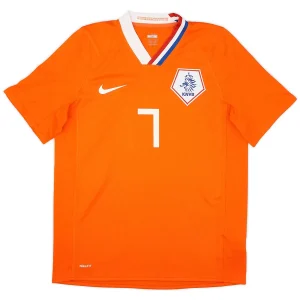 Maillot Rétro Domicile Pays Bas V.Persie #7 2008 – Image 2