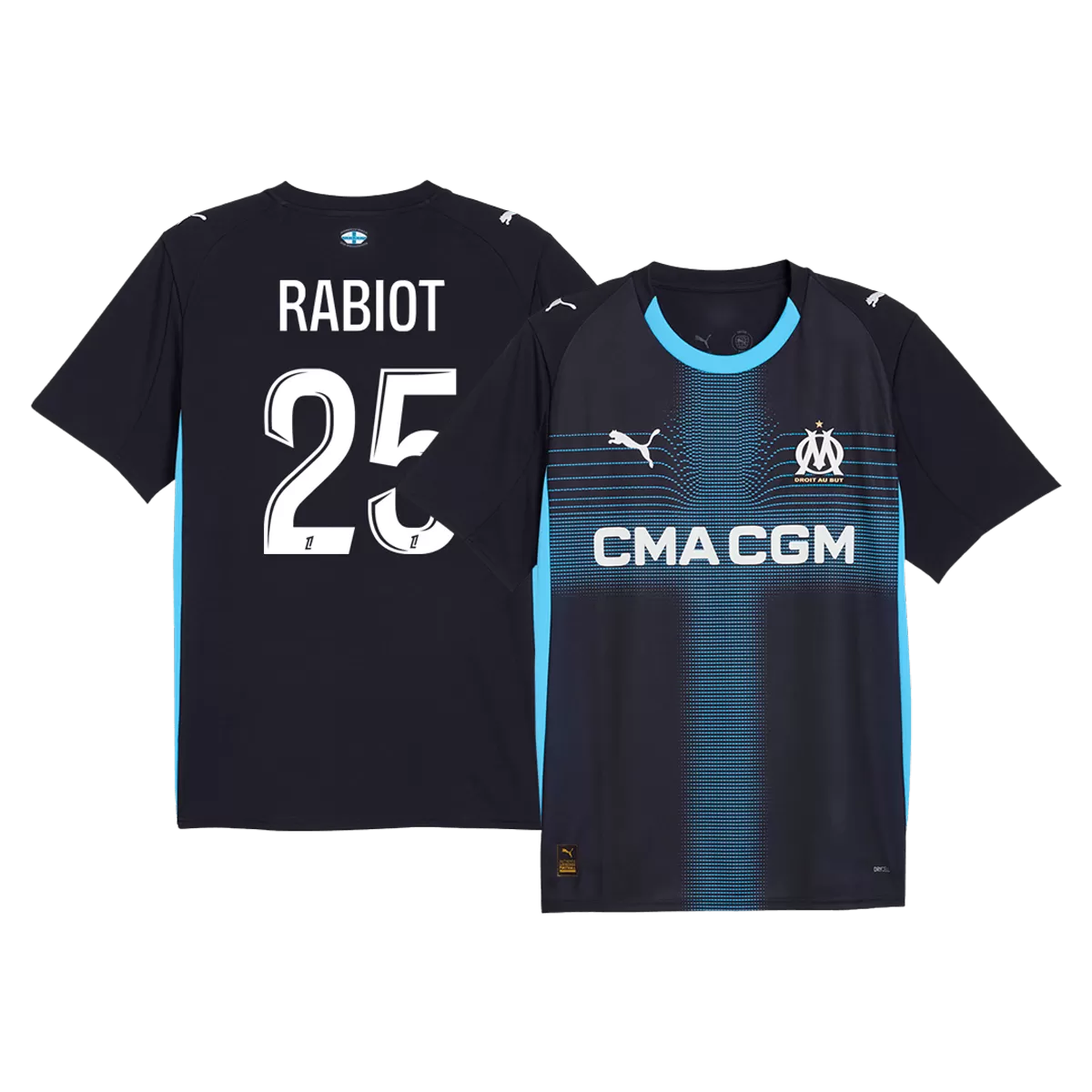 Maillot Extérieur Olympique de Marseille Rabiot #25 2025/26 – Image 3
