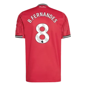 Maillot Domicile Manchester United B.Fernandes #8 2025/26