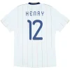 Maillot Rétro Extérieur France Henry #12 2010 - Eleven Crown - Maillot de Football Pas Cher - Survêtements Pas Cher - Maillot de Foorball Enfants Pas Cher - Maillots Retro Vintage Pas Cher- Qualité Premium