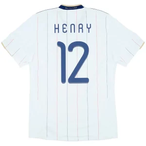 Maillot Rétro Extérieur France Henry #12 2010