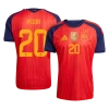 Maillot Domicile Espagne Pedri #20 2026/27 - Eleven Crown - Maillot de Football Pas Cher - Survêtements Pas Cher - Maillot de Foorball Enfants Pas Cher - Maillots Retro Vintage Pas Cher- Qualité Premium