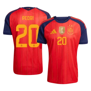 Maillot Domicile Espagne Pedri #20 2026/27
