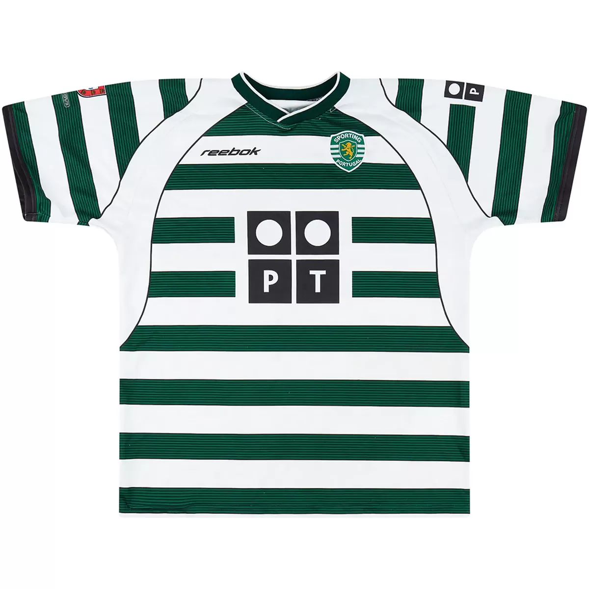 Maillot Rétro Domicile Sporting CP C.Ronaldo #28 2002 – Image 2
