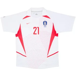 Maillot Rétro Extérieur Corée du Sud J S Park #21 2002 – Image 2