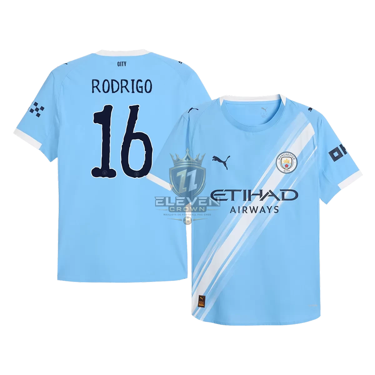 Maillot Player Domicile Manchester City Rodrigo #16 2025/26 – Image 3