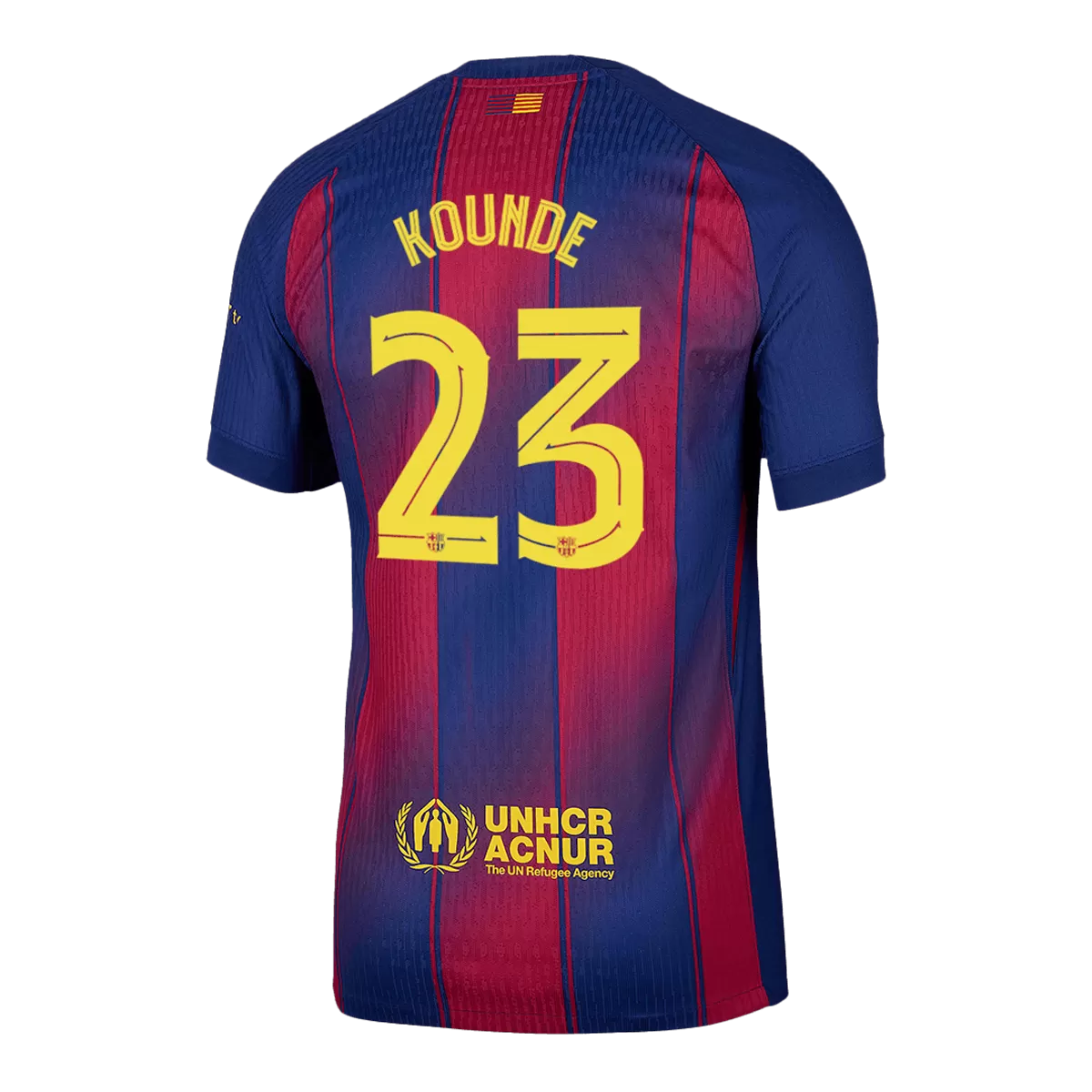 Maillot Player Domicile FC Barcelone Kounde #23 2025/26
