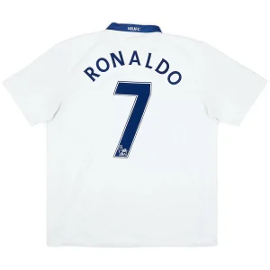 Maillot Rétro Extérieur Manchester United Ronaldo #7 2008