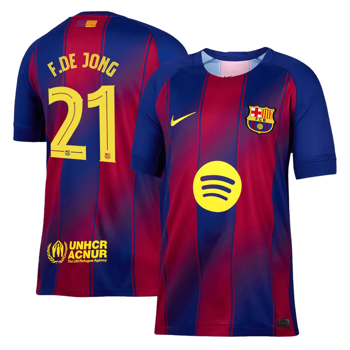 Maillot Domicile FC Barcelone F.De Jong #21 2025/26 – Image 3