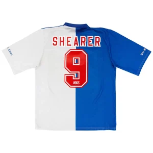 Maillot Rétro Domicile Blackburn Rovers Shearer #9 1994