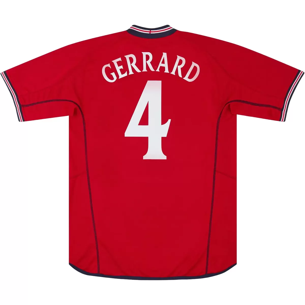 Maillot Rétro Extérieur Angleterre Gerrard #4 2002